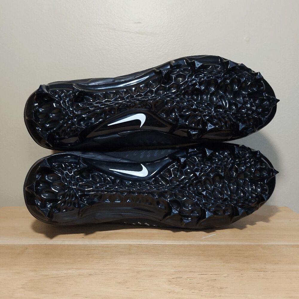 Nike Alpha Menace Pro 2 Wide Football Cleats Black White BV3951-001 Men's 13 W - Picture 6 of 7